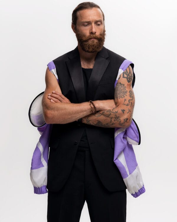 Unisex blazer WHITE&VIOLET